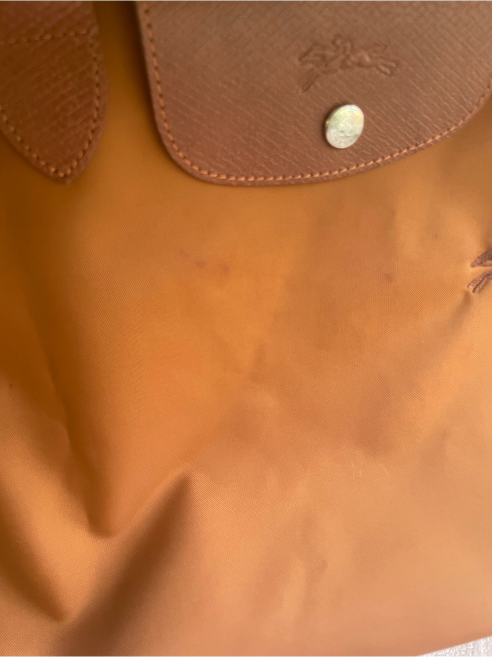 Longchamp Congac Leather-Trim Tote Bag - Picture 3 of 16